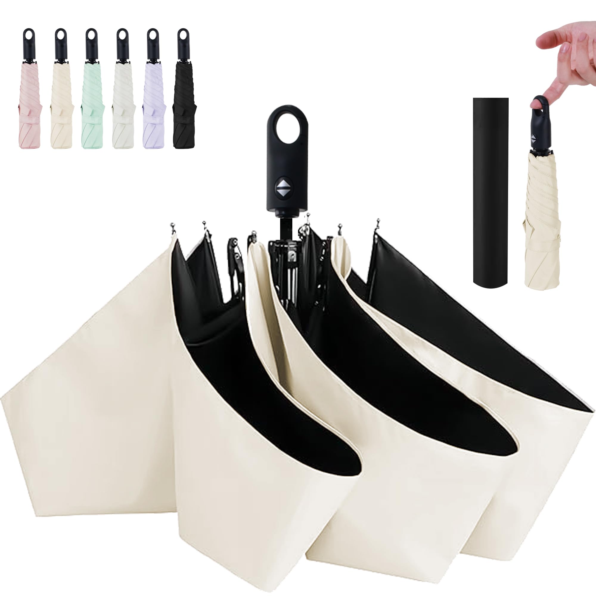 AYO Складной зонт от солнца с УФ-защитой и функцией складывания от тепла, ультраавтоматический, идеальный для мужчин и жарких дней, подарок, зонт от солнца, 100% защита, блокировка, бежевый
AYO Складной зонт от солнца с УФ-защитой и функцией складывания от тепла, ультраавтоматический, идеальный для мужчин и жарких дней, подарок, зонт от солнца, 100% защита, блокировка, бежевый