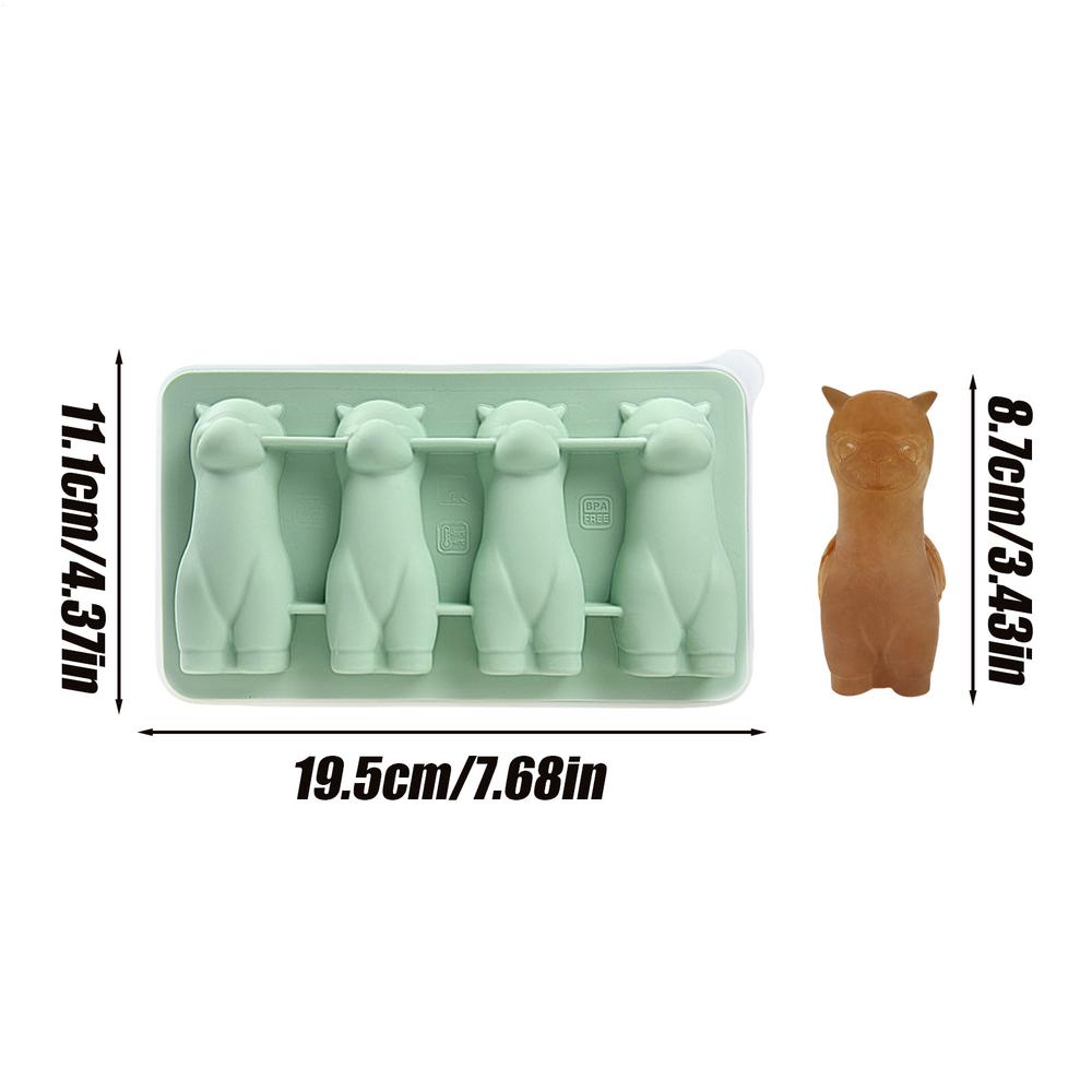 Забавные формы для льда Новинка Форма для льда в виде животного Альпака 4 ячейки Силиконовые формы для шоколада Инструменты для выпечки Для напитков Кофе Коктейлей
Забавные формы для льда Новинка Форма для льда в виде животного Альпака 4 ячейки Силиконовые формы для шоколада Инструменты для выпечки Для напитков Кофе Коктейлей