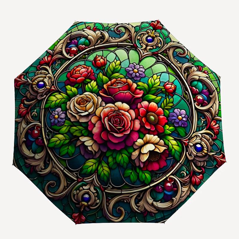 1pc Floral Ornament Umbrella - Portable Home Essential, Durable Iron Frame with Rod Structure, Fashion Lovers yy250910017
1pc Floral Ornament Umbrella - Portable Home Essential, Durable Iron Frame with Rod Structure, Fashion Lovers yy250910017