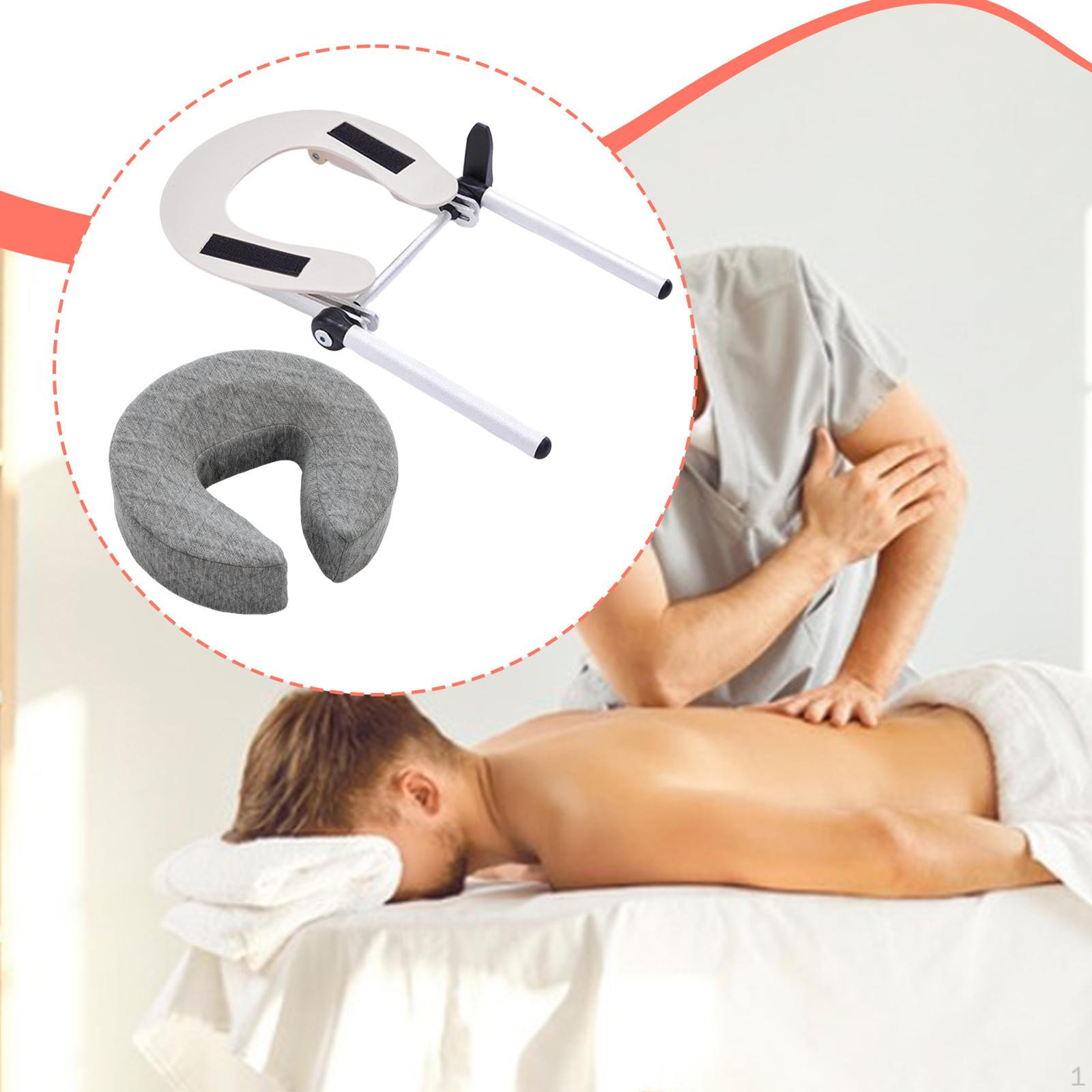 Massage Table Face Down Pillow Cradle Cushion Ergonomic Premium Breathable Practical Durability Gray
Massage Table Face Down Pillow Cradle Cushion Ergonomic Premium Breathable Practical Durability Gray