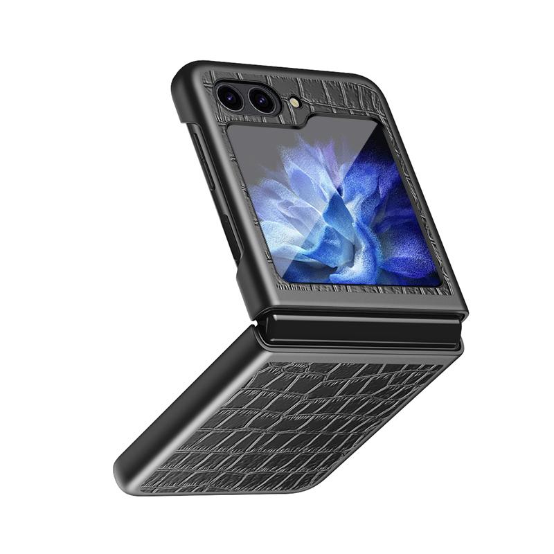 Crocodile Texture Phone Case for Samsung Galaxy Z Flip5 5G PU Leather Hard PC Phone Shell Black
Crocodile Texture Phone Case for Samsung Galaxy Z Flip5 5G PU Leather Hard PC Phone Shell Black