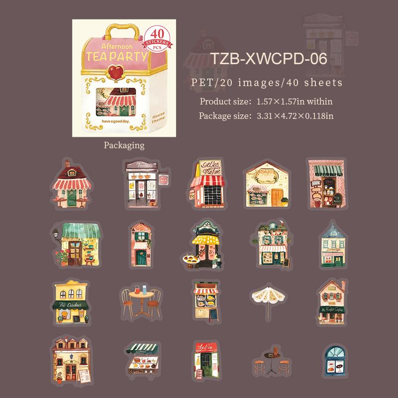 JIANWU Afternoon Tea Party Series Vintage Fruit Cake Coffee Landscape Material Collage PET Sticker Creative Journal Stationery
JIANWU Afternoon Tea Party Series Vintage Fruit Cake Coffee Landscape Material Collage PET Sticker Creative Journal Stationery