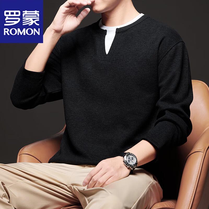 Romon Men s Faux Two-Piece Round Neck Sweatshirt 3XL
Romon Men s Faux Two-Piece Round Neck Sweatshirt 3XL