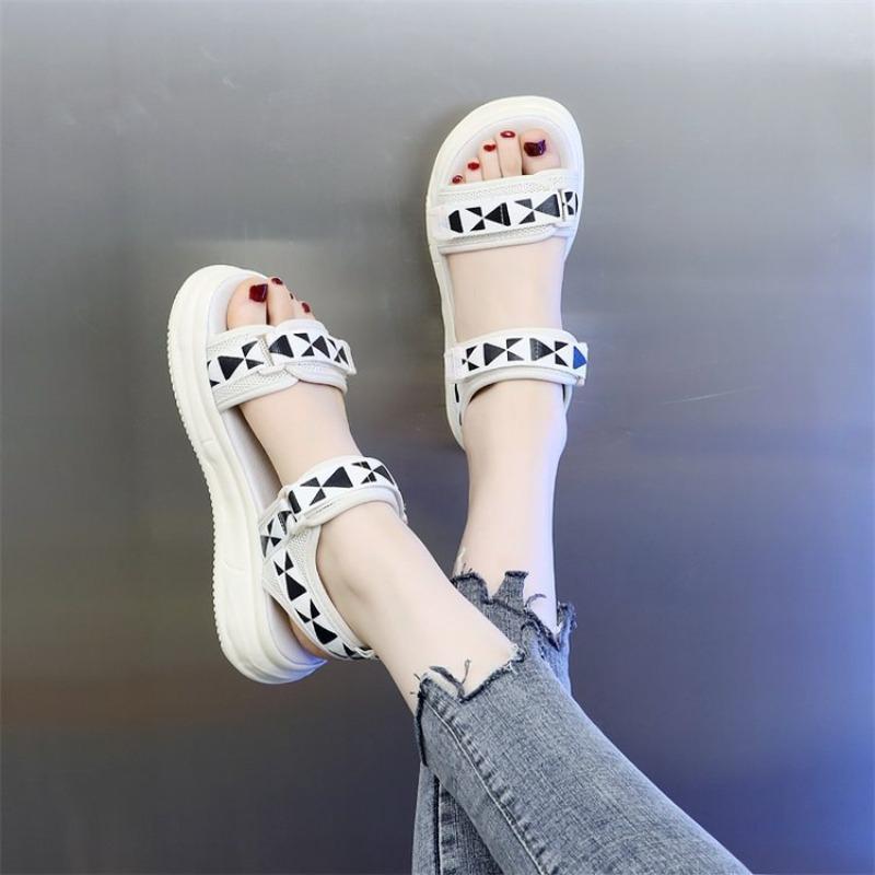 Sports Shoes - Women s Casual Versatile Thick-soled Flat-heeled Height-increasing Sandals 40 слонова кістка
Sports Shoes - Women s Casual Versatile Thick-soled Flat-heeled Height-increasing Sandals 40 слонова кістка