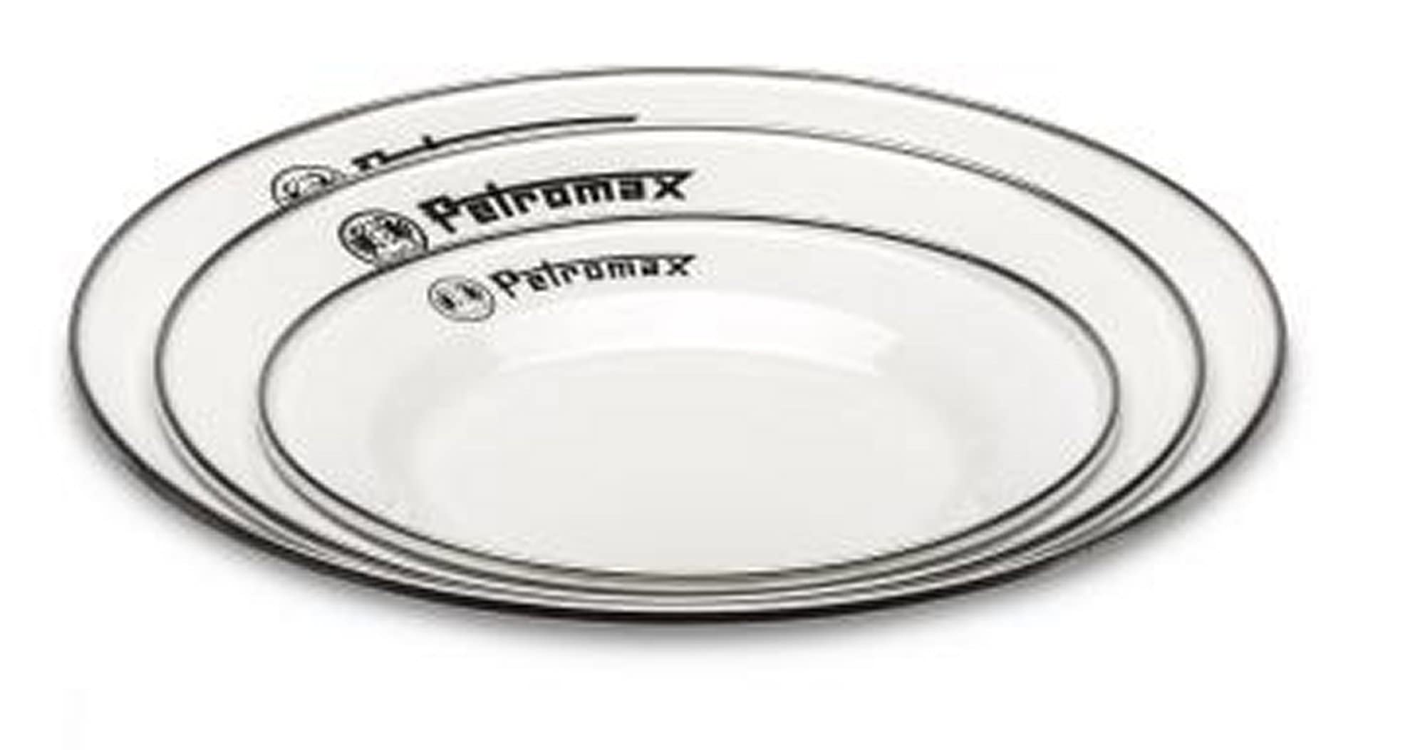 PETROMAX Outdoor Tableware Plate Enamel Plate 18 WT White 13895 (2 pieces) 
PETROMAX Outdoor Tableware Plate Enamel Plate 18 WT White 13895 (2 pieces)