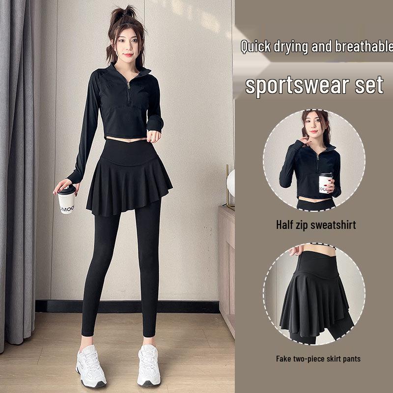2024 Women s High-End Yoga & Pilates Fitness Set - Skirt & Pants for Running & Sports XL
2024 Women s High-End Yoga & Pilates Fitness Set - Skirt & Pants for Running & Sports XL