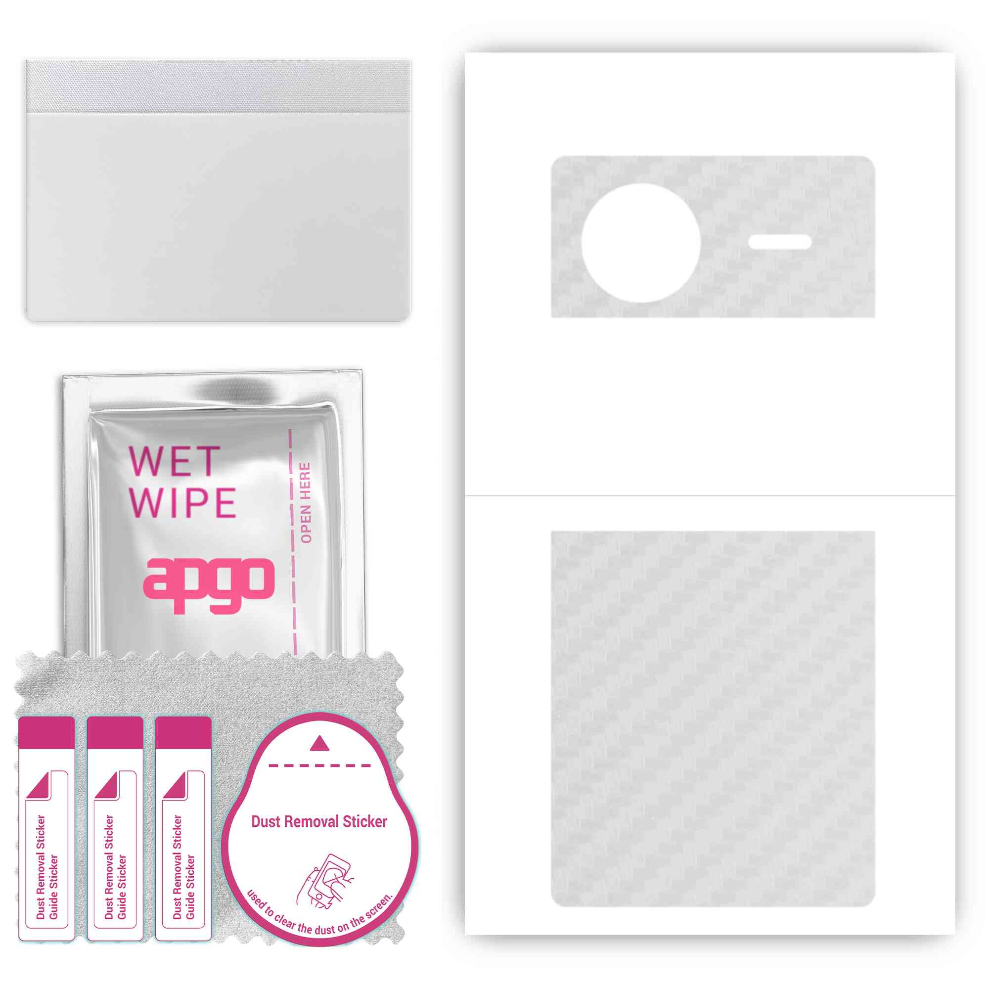 apgo Protective Skin Sticker for the back compatible with Vivo X Flip, Wrap Film, Foil, Vinyl - Pattern Transparent Carbon
apgo Protective Skin Sticker for the back compatible with Vivo X Flip, Wrap Film, Foil, Vinyl - Pattern Transparent Carbon