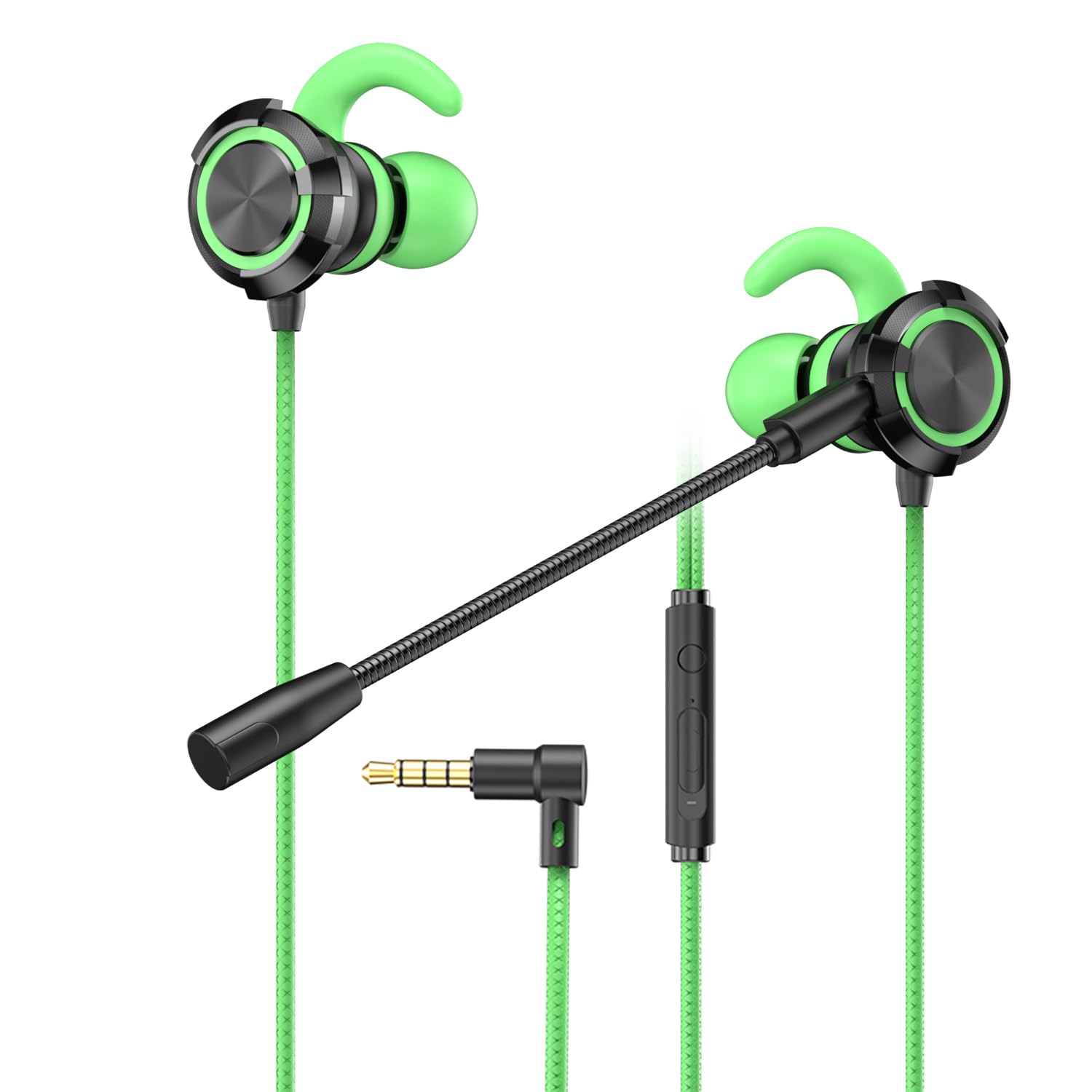Gaming wired earphones with microphone Earphones with gaming earphones with designed for easy to compatible devices include earphones, [detachable
Gaming wired earphones with microphone Earphones with gaming earphones with designed for easy to compatible devices include earphones, [detachable