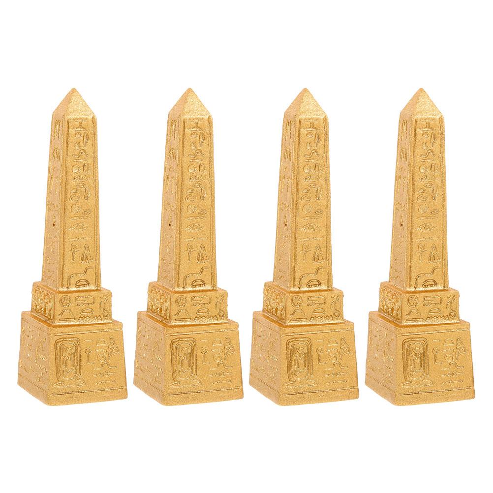 4pcs Unique Egyptian Obelisk Statue Resin Figurines Tall Ancient Egypt Landmark For Kids Educational Toy Home Decor золотистий
4pcs Unique Egyptian Obelisk Statue Resin Figurines Tall Ancient Egypt Landmark For Kids Educational Toy Home Decor золотистий