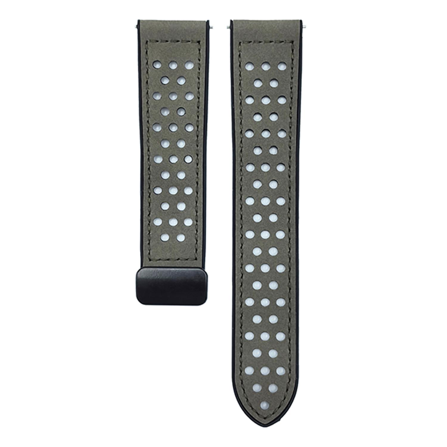 For Huawei Watch GT 5 41mm Watch Band 18mm Magnetic Buckle Perforated Silicone Strap Matte Grey
For Huawei Watch GT 5 41mm Watch Band 18mm Magnetic Buckle Perforated Silicone Strap Matte Grey