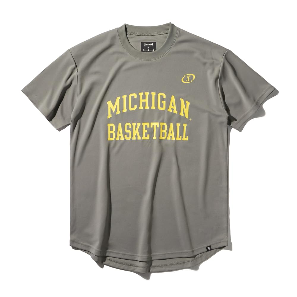 Spalding Michigan Basketball Arch Logo Round Hem Stone T-Shirt, Medium, SMT25025M
Spalding Michigan Basketball Arch Logo Round Hem Stone T-Shirt, Medium, SMT25025M