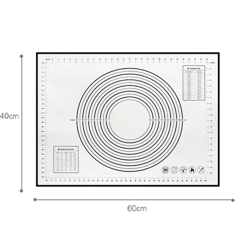 0.7mm Thickness Silicone Mat Kneading Dough Pad Baking Mat Non-Stick Cookie Crepes Pizza Dough Rolling Mats Pad Cake Board Liner
0.7mm Thickness Silicone Mat Kneading Dough Pad Baking Mat Non-Stick Cookie Crepes Pizza Dough Rolling Mats Pad Cake Board Liner