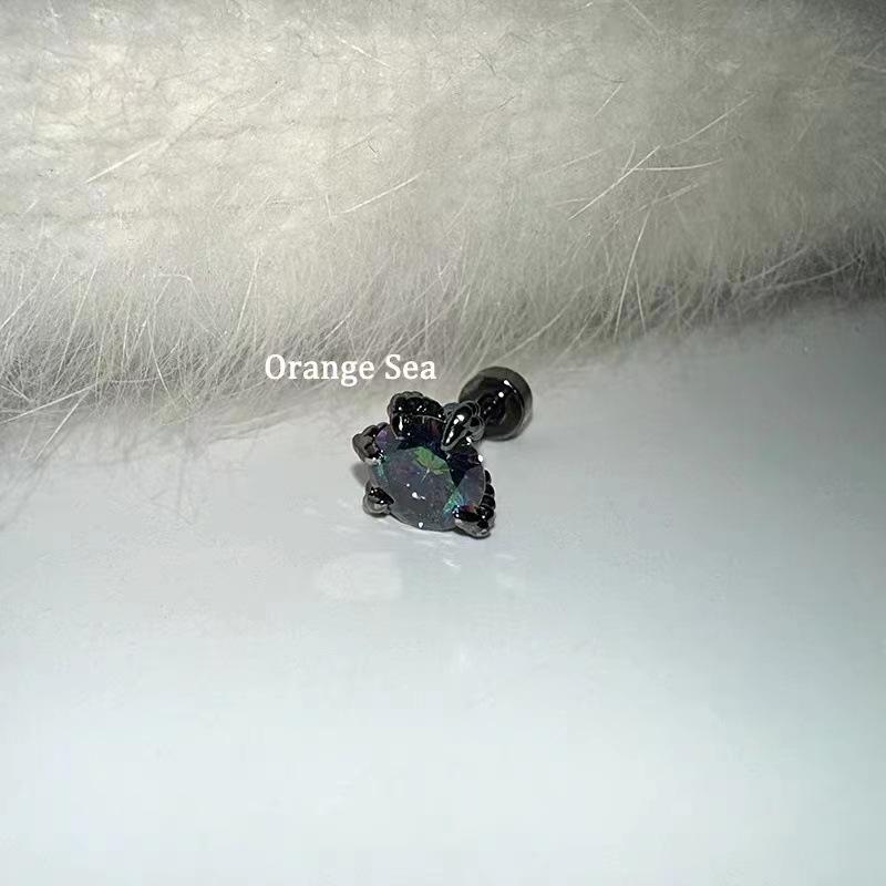Explosive dragon claw zircon earbone nails titanium steel flat bottom color cochlear nails niche unique earrings female
Explosive dragon claw zircon earbone nails titanium steel flat bottom color cochlear nails niche unique earrings female