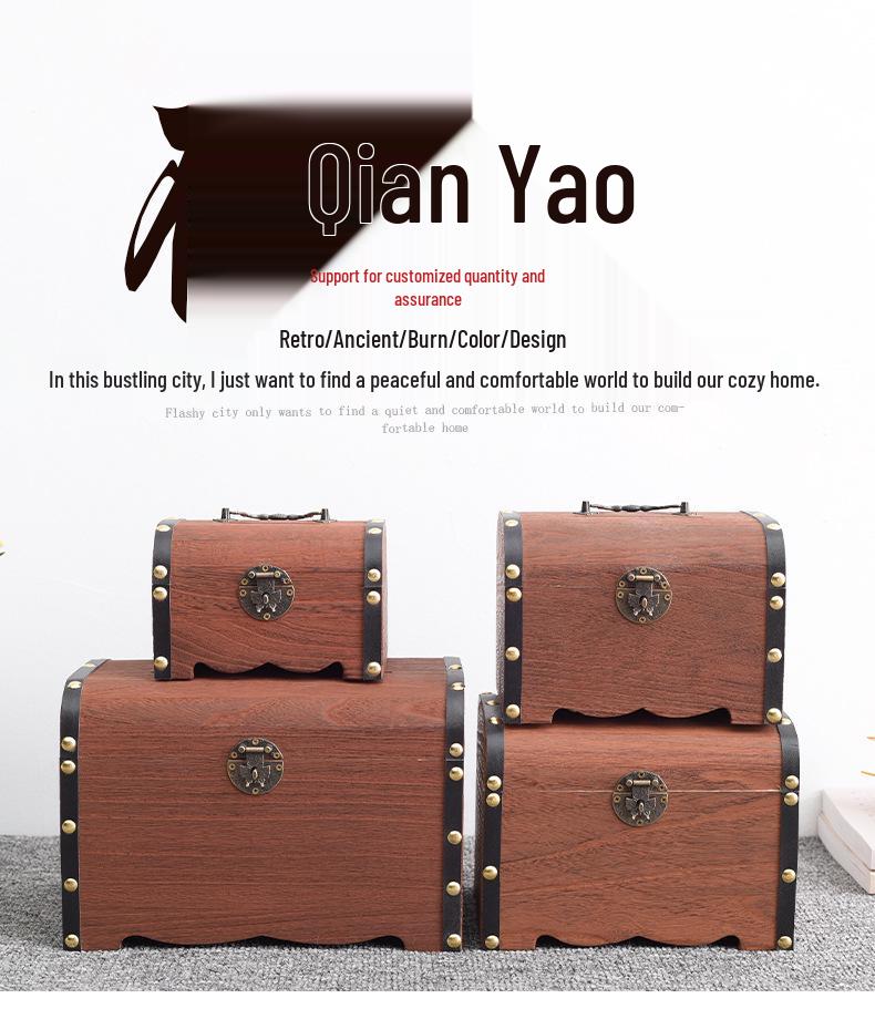 Vintage Wooden Lockable Coin Bank Treasure Chest
Vintage Wooden Lockable Coin Bank Treasure Chest