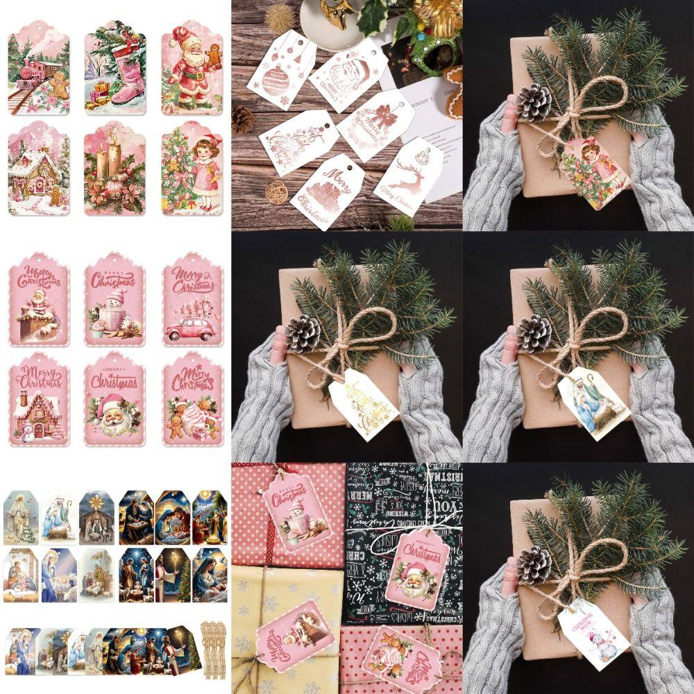 Fashion 60pcs Merry Christmas Labels DIY Colorful Gift Wrapping Paper Hang Tags Kraft Tags Home Decor
Fashion 60pcs Merry Christmas Labels DIY Colorful Gift Wrapping Paper Hang Tags Kraft Tags Home Decor