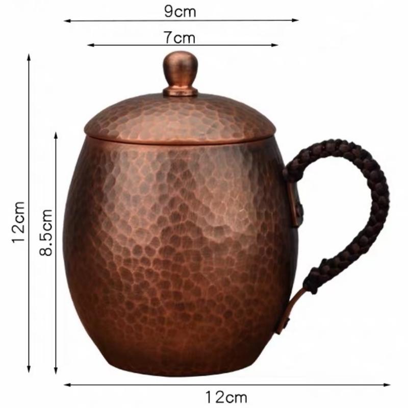 Vintage Pure Copper Coffee Mug,Camping With Lid Breakfast Cup,Handcrafted Carving Hammer Texture Woven Gift Tea Mug Tableware 400ml кавовий
Vintage Pure Copper Coffee Mug,Camping With Lid Breakfast Cup,Handcrafted Carving Hammer Texture Woven Gift Tea Mug Tableware 400ml кавовий