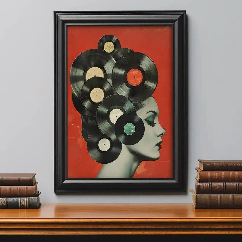 Retro Vinyl Music Record Art Printed Polyester Painting Wall Home Decoration Suitable Office Curtain Ideal For W100*H70(CM)-Hooks&2PCS
Retro Vinyl Music Record Art Printed Polyester Painting Wall Home Decoration Suitable Office Curtain Ideal For W100*H70(CM)-Hooks&2PCS