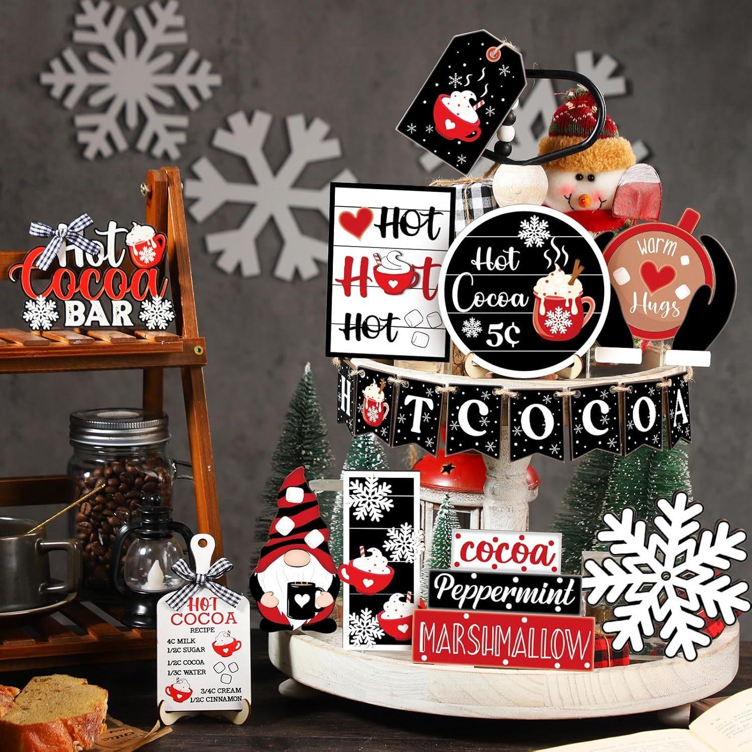 17 Pcs/set, Christmas, Tiered Tray Decorations, Hot Cocoa Bar Supplies, Christmas Signs, Winter Tiered Tray, Decorative Set Pack of 1 разноцветный
17 Pcs/set, Christmas, Tiered Tray Decorations, Hot Cocoa Bar Supplies, Christmas Signs, Winter Tiered Tray, Decorative Set Pack of 1 разноцветный