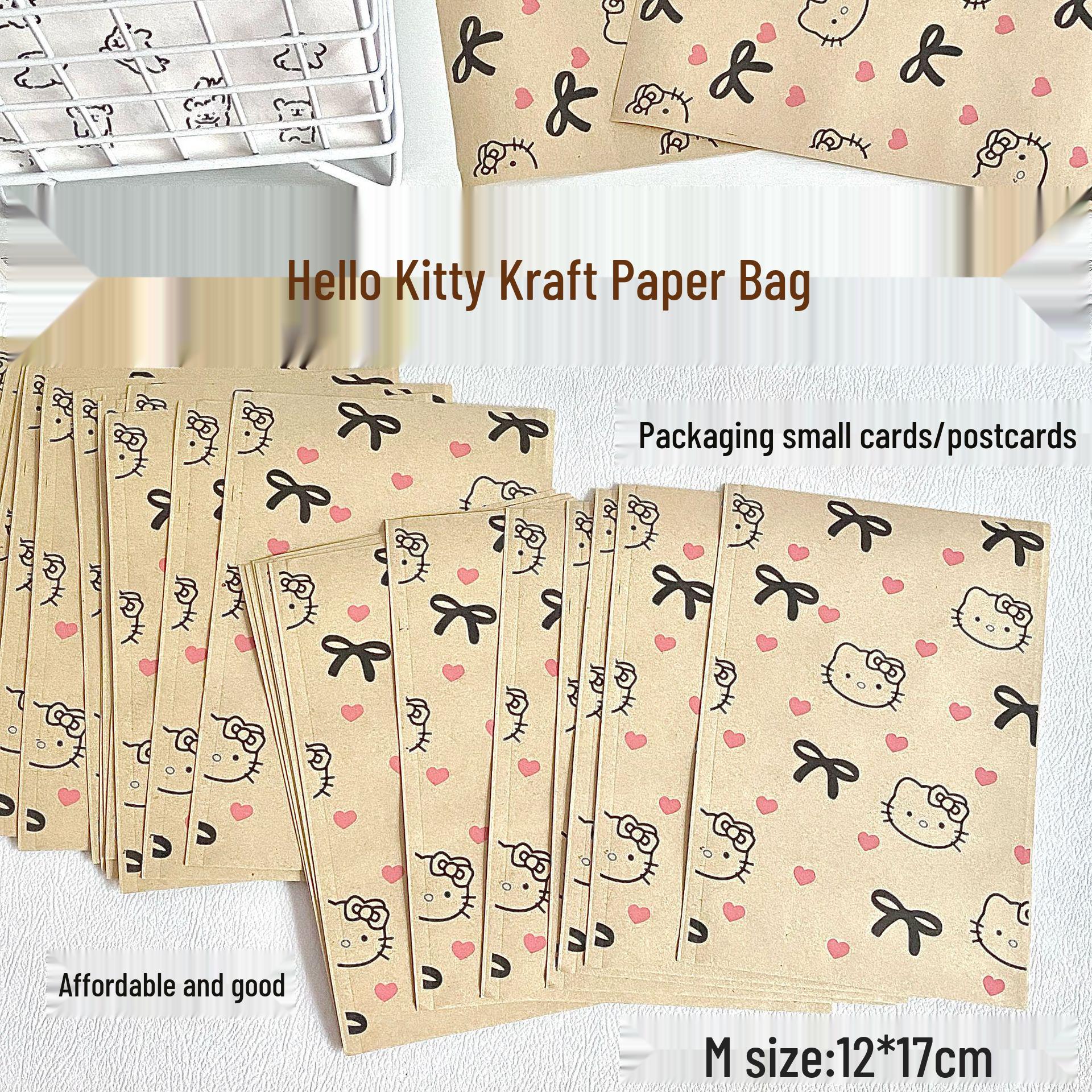 Cute Kitten Kraft Paper Gift Bag for Holidays, Birthdays, and Storage Butterfly KT Bag, 10-pack
Cute Kitten Kraft Paper Gift Bag for Holidays, Birthdays, and Storage Butterfly KT Bag, 10-pack