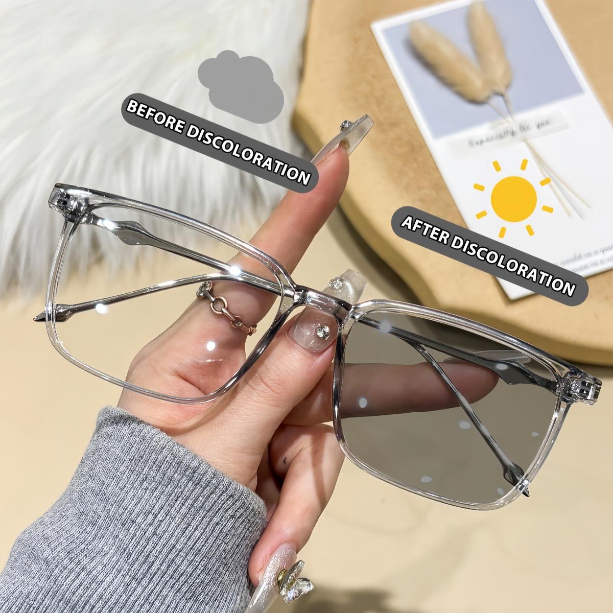 1pc European and American style men s and women s fashionable color changing sunglasses trendy and versatile summer sun shading
1pc European and American style men s and women s fashionable color changing sunglasses trendy and versatile summer sun shading
