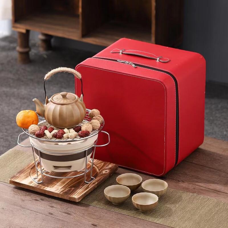 Traditional Chinese Enclosed Stove Tea Set
Traditional Chinese Enclosed Stove Tea Set