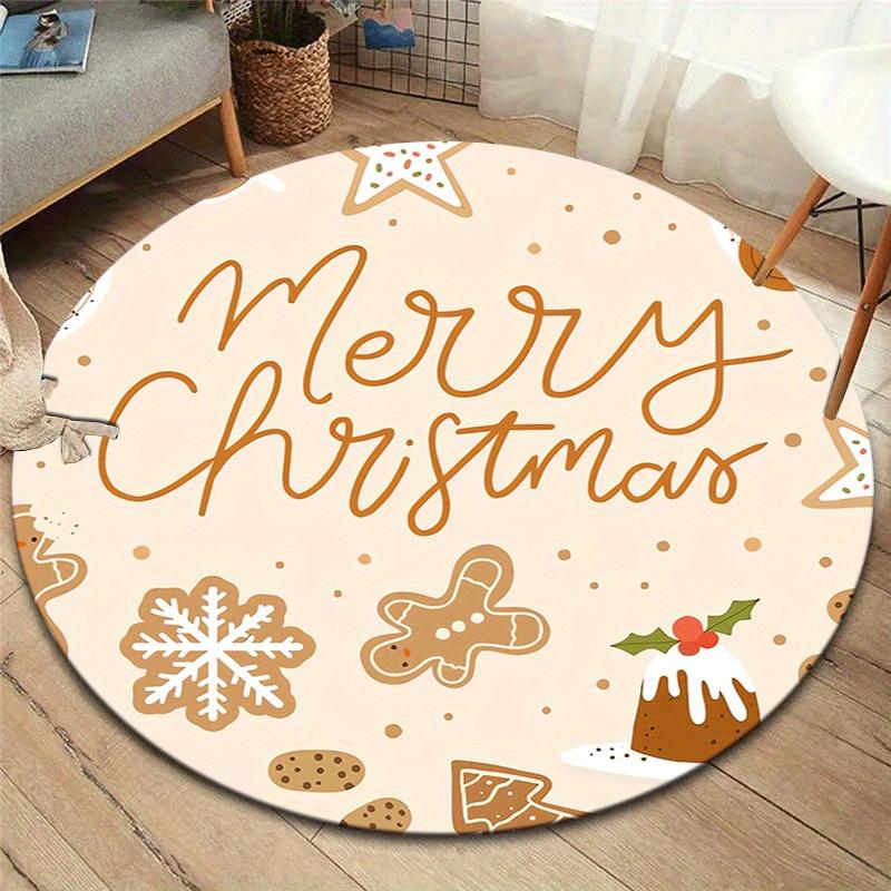 1pc Soft, Absorbent & Non-Slip Christmas Gingerbread Round Rug, Perfect for Entryway, Living Room, Bedroom Decor, Machine Washable Flannel M 80cm by 80cm
1pc Soft, Absorbent & Non-Slip Christmas Gingerbread Round Rug, Perfect for Entryway, Living Room, Bedroom Decor, Machine Washable Flannel M 80cm by 80cm