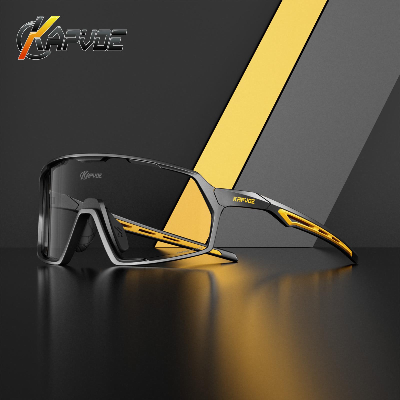 Kapvoe Photochromic Sunglasses for Men Glasses Cycling Women Bike Riding Driving UV400 Mountain Bicycle Goggles Eyewear Sports Photochromic-1 lens
Kapvoe Photochromic Sunglasses for Men Glasses Cycling Women Bike Riding Driving UV400 Mountain Bicycle Goggles Eyewear Sports Photochromic-1 lens