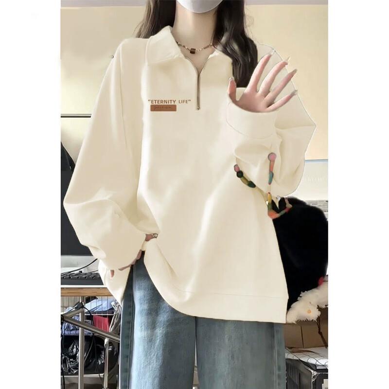 JOEM Women s Polo Collar Long-Sleeved Sweatshirt XL
JOEM Women s Polo Collar Long-Sleeved Sweatshirt XL