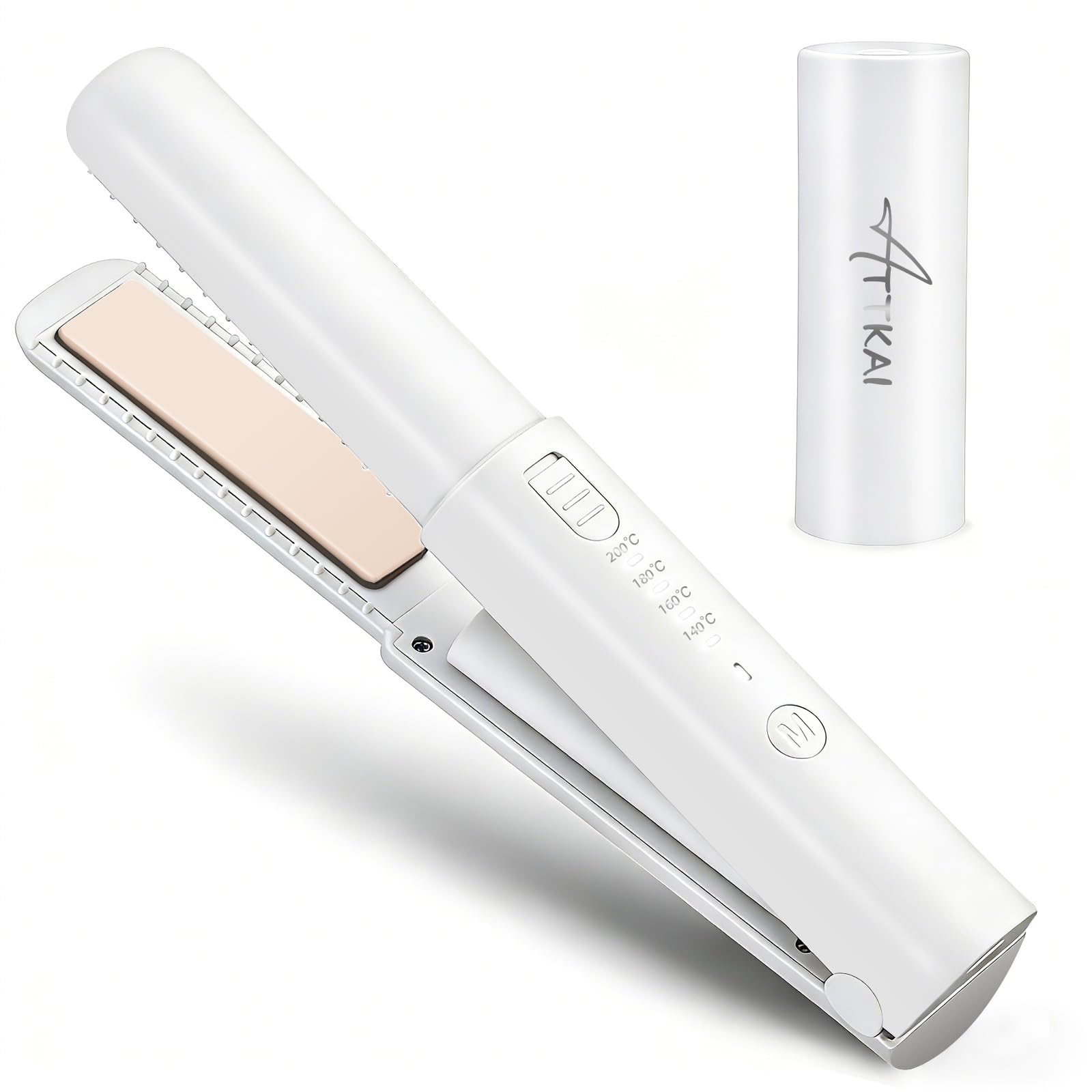 New Cordless Hair 5000mAh High Cordless 20mm 4 Temperature 20s Fast Cordless Straightening Automatic Power Activation Manual with Japanese Instruction белый
New Cordless Hair 5000mAh High Cordless 20mm 4 Temperature 20s Fast Cordless Straightening Automatic Power Activation Manual with Japanese Instruction белый