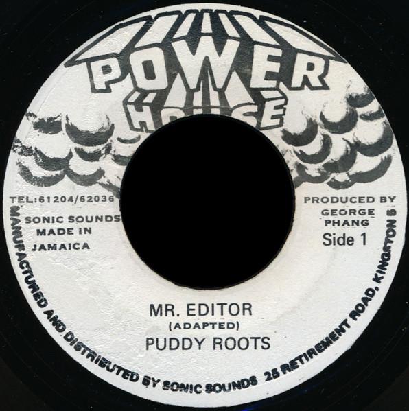 7inch Record PUDDY ROOTS Mr. Editor NONE Power House Jamaica Reggae Ska Dub Used
7inch Record PUDDY ROOTS Mr. Editor NONE Power House Jamaica Reggae Ska Dub Used