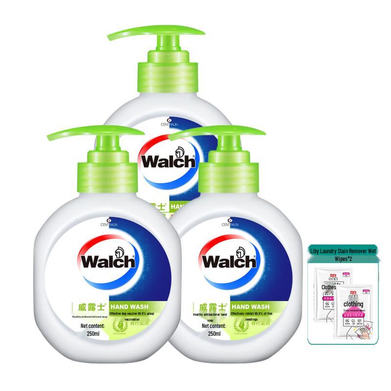 Walch Antibacterial Hand Wash with Lime Scent & Wipes Set
Walch Antibacterial Hand Wash with Lime Scent & Wipes Set