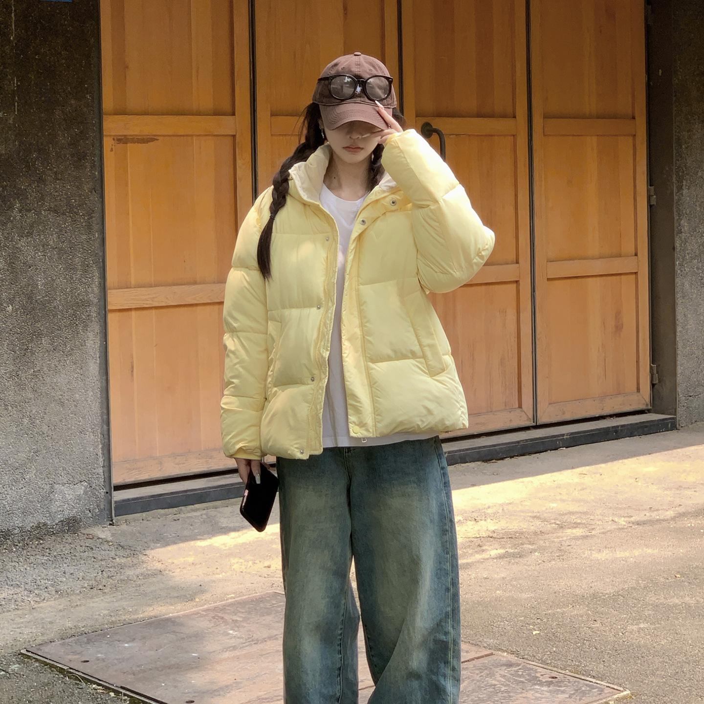 Пухова куртка Жіноча Коротка Зимова Нова Товста З Капюшоном Бавовняна Куртка Вільний Маленький Бавовняний Пуховик XL жовтий
Пухова куртка Жіноча Коротка Зимова Нова Товста З Капюшоном Бавовняна Куртка Вільний Маленький Бавовняний Пуховик XL жовтий