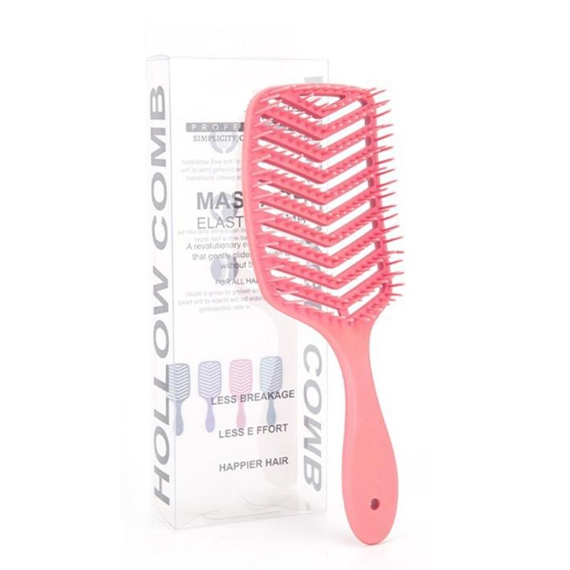 Detangling Hair Brush Massage Hair Brush Practical Hair Comb Easy to Use Hollow Out Hair Brush for All Hair Types темно-рожевого кольору
Detangling Hair Brush Massage Hair Brush Practical Hair Comb Easy to Use Hollow Out Hair Brush for All Hair Types темно-рожевого кольору