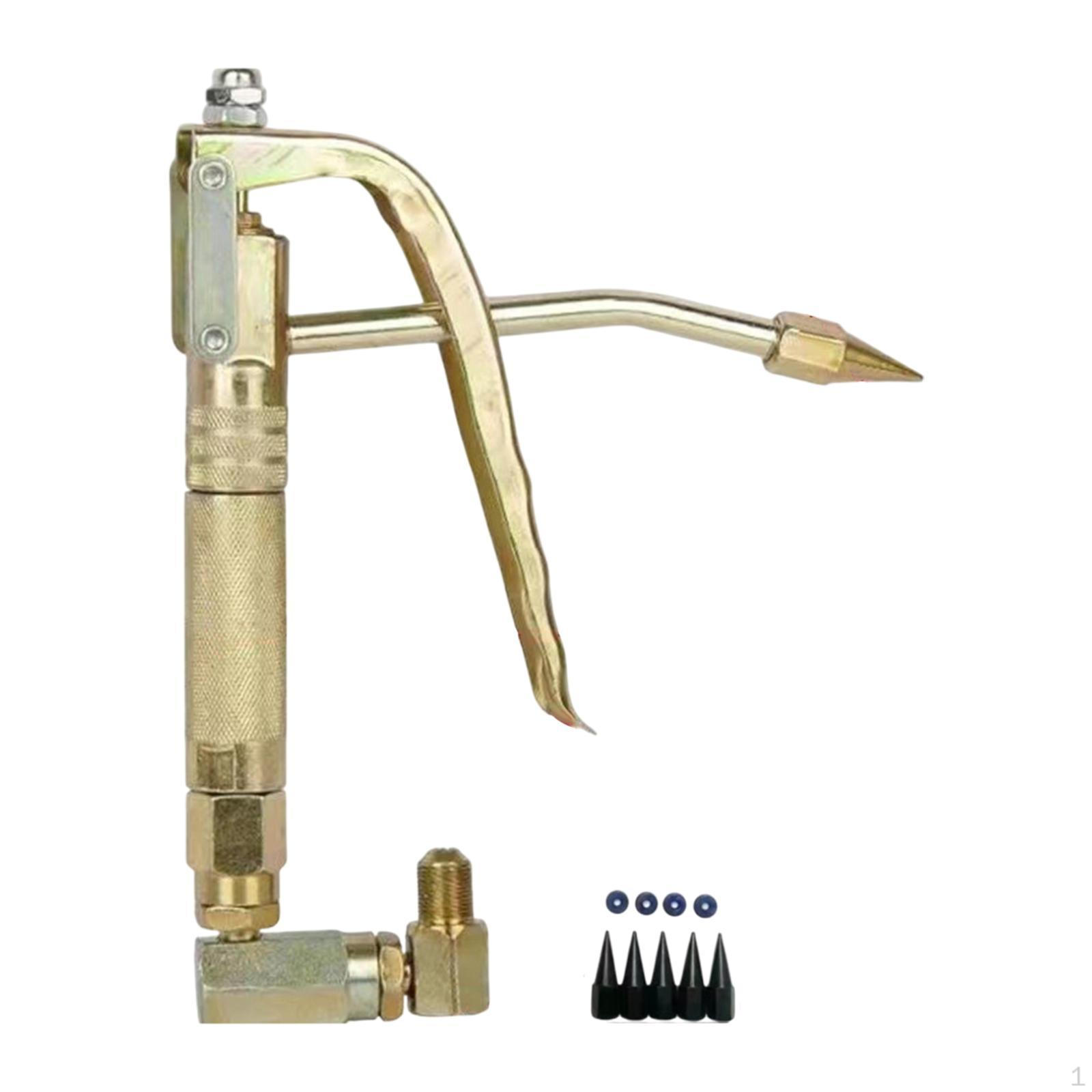 Heavy Duty Pneumatic Grease Tool Oiling Greaser, Professional Air Operated Kit for Pointed Mouth
Heavy Duty Pneumatic Grease Tool Oiling Greaser, Professional Air Operated Kit for Pointed Mouth
