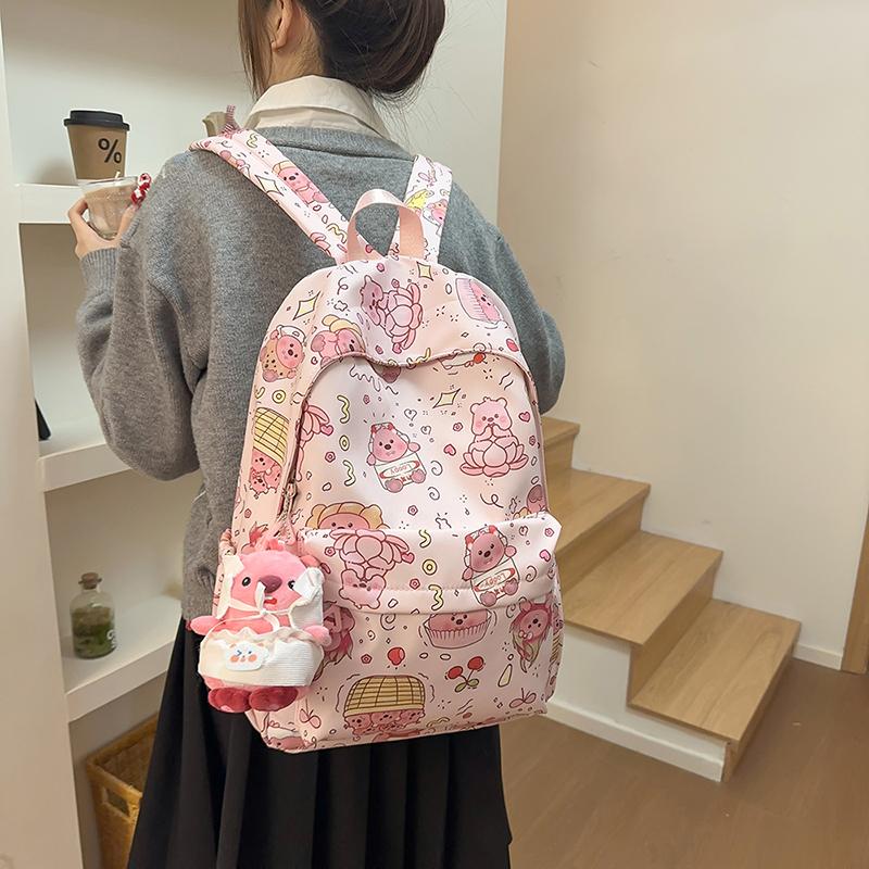 Schoolbag Women s Large Capacity Backpack Men s Schoolbag Student Backpack розовый
Schoolbag Women s Large Capacity Backpack Men s Schoolbag Student Backpack розовый