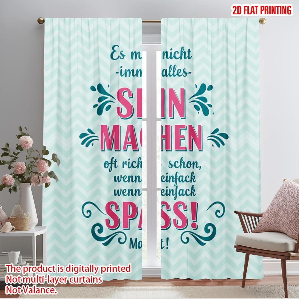 2pcs 2D flat printing Curtain Fun and Meaningful Polyester Without Electricity Festive Curtains Perfect for Indoor Outdoor Use 52.50×116.00 CM 2pcs
2pcs 2D flat printing Curtain Fun and Meaningful Polyester Without Electricity Festive Curtains Perfect for Indoor Outdoor Use 52.50×116.00 CM 2pcs