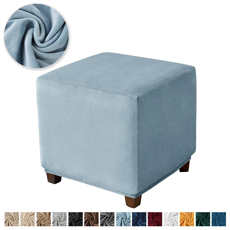 Stretch Ottoman Stool Cover Square Velvet Footstool Covers All-inclusive Elastic Durable Footrest Slipcover for Living Room Pouf S Stool Cover
Stretch Ottoman Stool Cover Square Velvet Footstool Covers All-inclusive Elastic Durable Footrest Slipcover for Living Room Pouf S Stool Cover