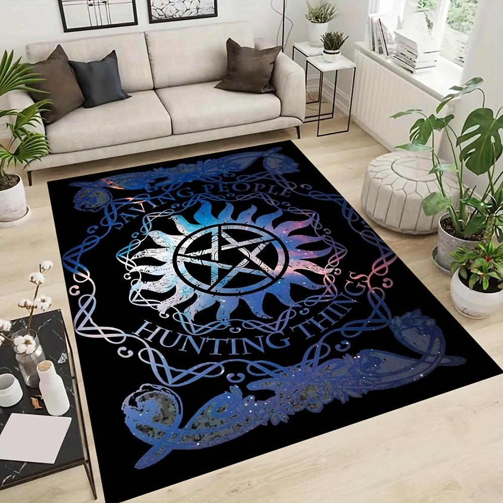 1pc Supernatural Pattern Carpet, Area Rug For Living Room Bedroom Room Bed Chair Laundry Entryway Corridor Yard Non-slip Outdoor Camping Rug 60cm by 90cm
1pc Supernatural Pattern Carpet, Area Rug For Living Room Bedroom Room Bed Chair Laundry Entryway Corridor Yard Non-slip Outdoor Camping Rug 60cm by 90cm