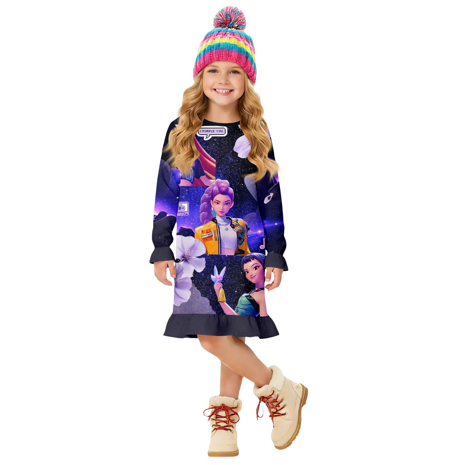 Children s Summer Round Neck Cartoon Print Dress 130
Children s Summer Round Neck Cartoon Print Dress 130