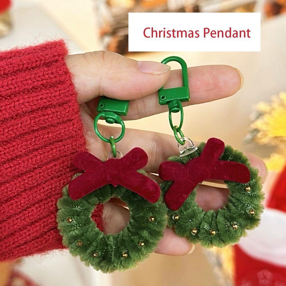 Bow Christmas Pendant Cartoon Christmas Brooch Lovely Mini Wreath Keychain Backpack Decor Brooch
Bow Christmas Pendant Cartoon Christmas Brooch Lovely Mini Wreath Keychain Backpack Decor Brooch