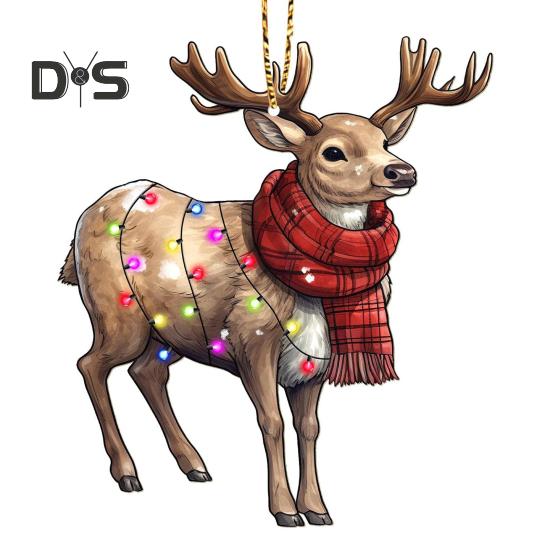 Різдвяні прикраси Мультяшні тварини Санта Лось Слон Висяча прикраса Акриловий кулон зі шнурком для домашнього декору ялинки E
Різдвяні прикраси Мультяшні тварини Санта Лось Слон Висяча прикраса Акриловий кулон зі шнурком для домашнього декору ялинки E