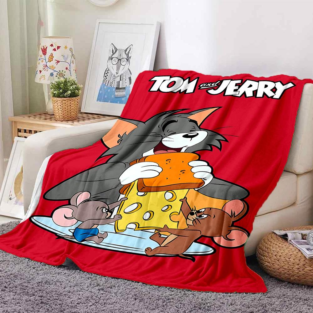 1pc Tom Jerry Flannel Throw Blanket Lightweight Soft Warm All Season Blanket for Sofa, Bed, Travel,L1028083 130x150cm
1pc Tom Jerry Flannel Throw Blanket Lightweight Soft Warm All Season Blanket for Sofa, Bed, Travel,L1028083 130x150cm