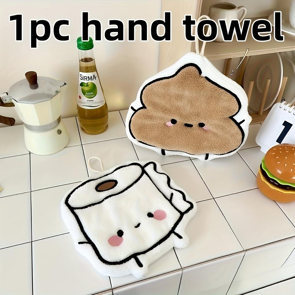 1pc Thick Ultra Soft Polyester Hand Towel, Cartoon Smiley Face Design, Large Bathroom Kitchen Towel, Fun Home Decor Other
1pc Thick Ultra Soft Polyester Hand Towel, Cartoon Smiley Face Design, Large Bathroom Kitchen Towel, Fun Home Decor Other