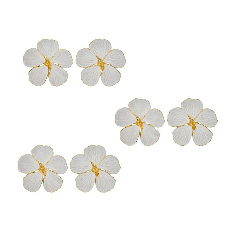 Set of 6 Elegant Tissue Buckles Beautiful Flower Tissue Holders Tissue Rings Practical Serviettes Rings Alloy Texture 1
Set of 6 Elegant Tissue Buckles Beautiful Flower Tissue Holders Tissue Rings Practical Serviettes Rings Alloy Texture 1