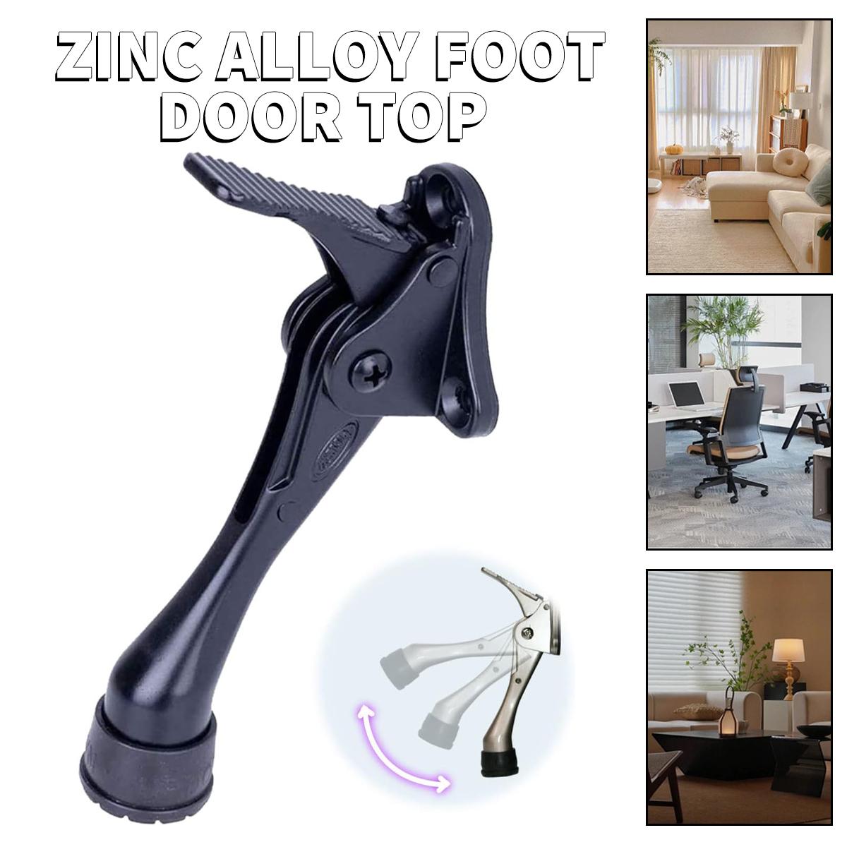 PDTO One Touch Kickdown Door Stopper Metal Door Stops Height Adjustable Rubber Tips
PDTO One Touch Kickdown Door Stopper Metal Door Stops Height Adjustable Rubber Tips