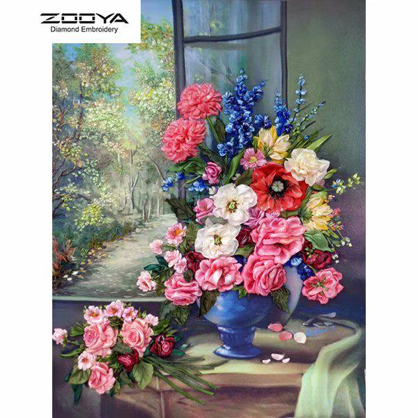 ZOOYA DIY 5D Полный круглый алмаз картина цветок и ваза вышивка крестиком домашний декор
ZOOYA DIY 5D Полный круглый алмаз картина цветок и ваза вышивка крестиком домашний декор