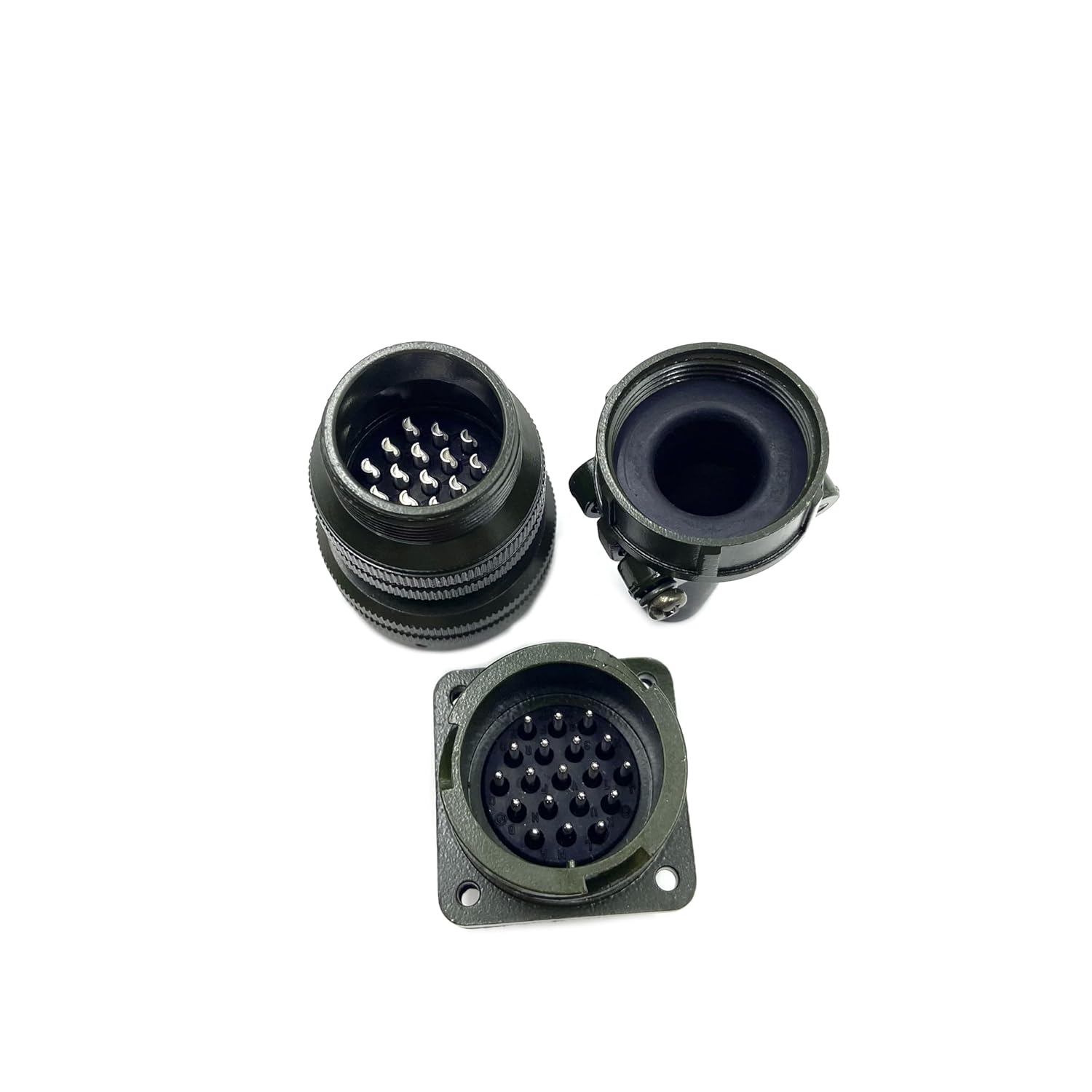 MS3106A22-14 Female Plug and MS3102A22-14 Male Socket 19Pin MIL-DTL-5015 Standard Connectors Bayonet Series for Electronic Application
MS3106A22-14 Female Plug and MS3102A22-14 Male Socket 19Pin MIL-DTL-5015 Standard Connectors Bayonet Series for Electronic Application