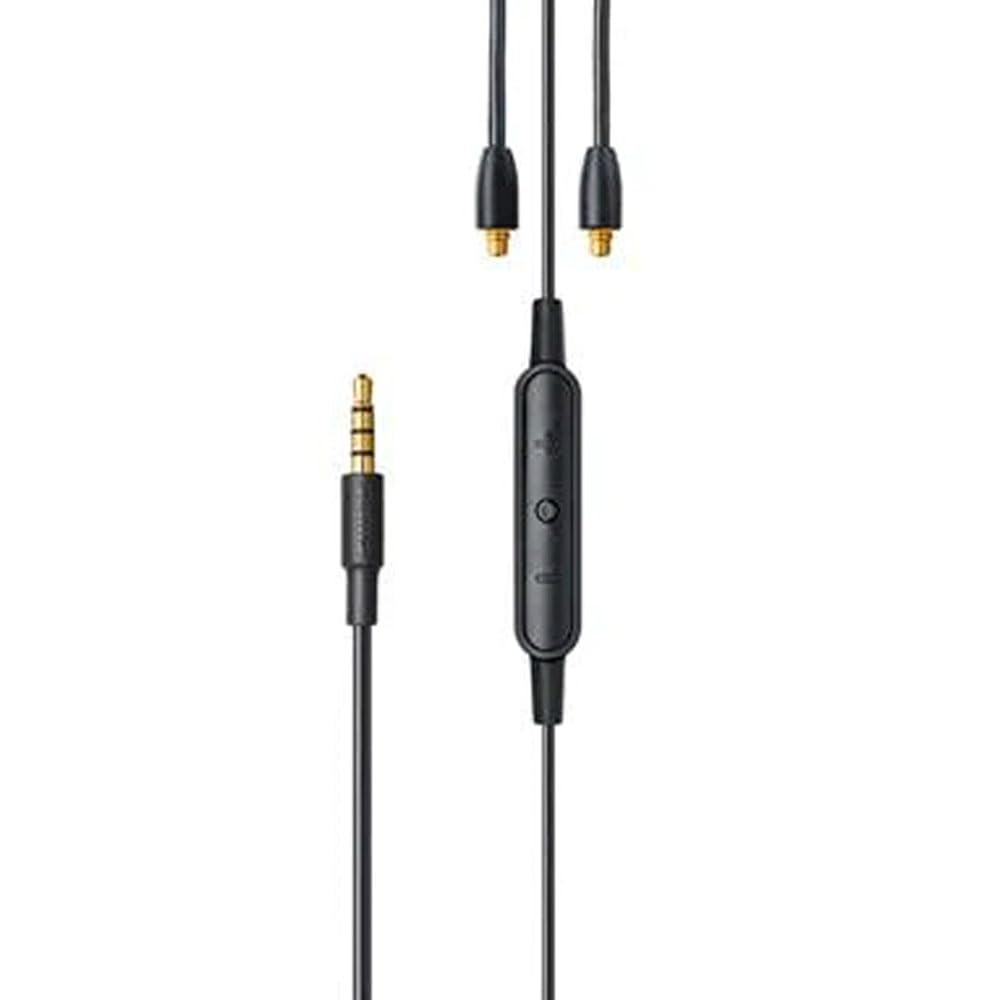 Shure RMCE-UNI SE AONIC Series Earphone Cable MMCX Detachable Ear Hook Remote Microphone Compatible with iPhone and Android
Shure RMCE-UNI SE AONIC Series Earphone Cable MMCX Detachable Ear Hook Remote Microphone Compatible with iPhone and Android