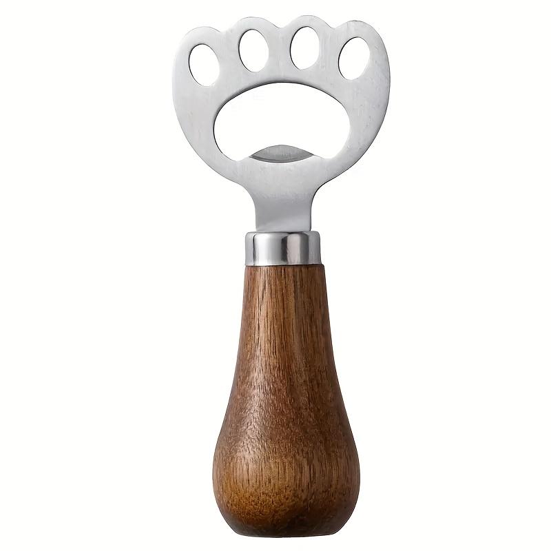 1PC Stainless Steel Cat Claw Beer Bottle Opener with Lanyard and Solid Wood Base, Creative Vertical Design
1PC Stainless Steel Cat Claw Beer Bottle Opener with Lanyard and Solid Wood Base, Creative Vertical Design