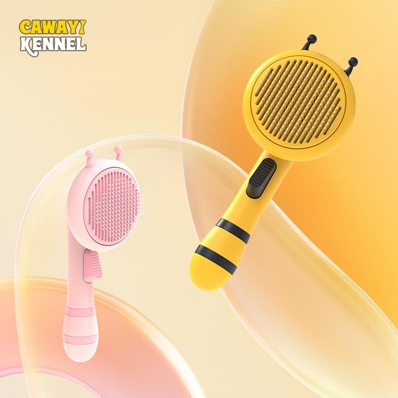 Cawayi Kennel Bee Щетка для домашних животных Самоочищающаяся пуходерка для собак Расческа для ухода за кошками удаляет распущенные под слоями спутанные волосы D8097
Cawayi Kennel Bee Щетка для домашних животных Самоочищающаяся пуходерка для собак Расческа для ухода за кошками удаляет распущенные под слоями спутанные волосы D8097